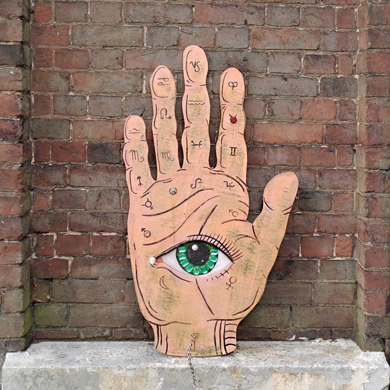 FOR SALE Hand And Eye Giant Sign 1